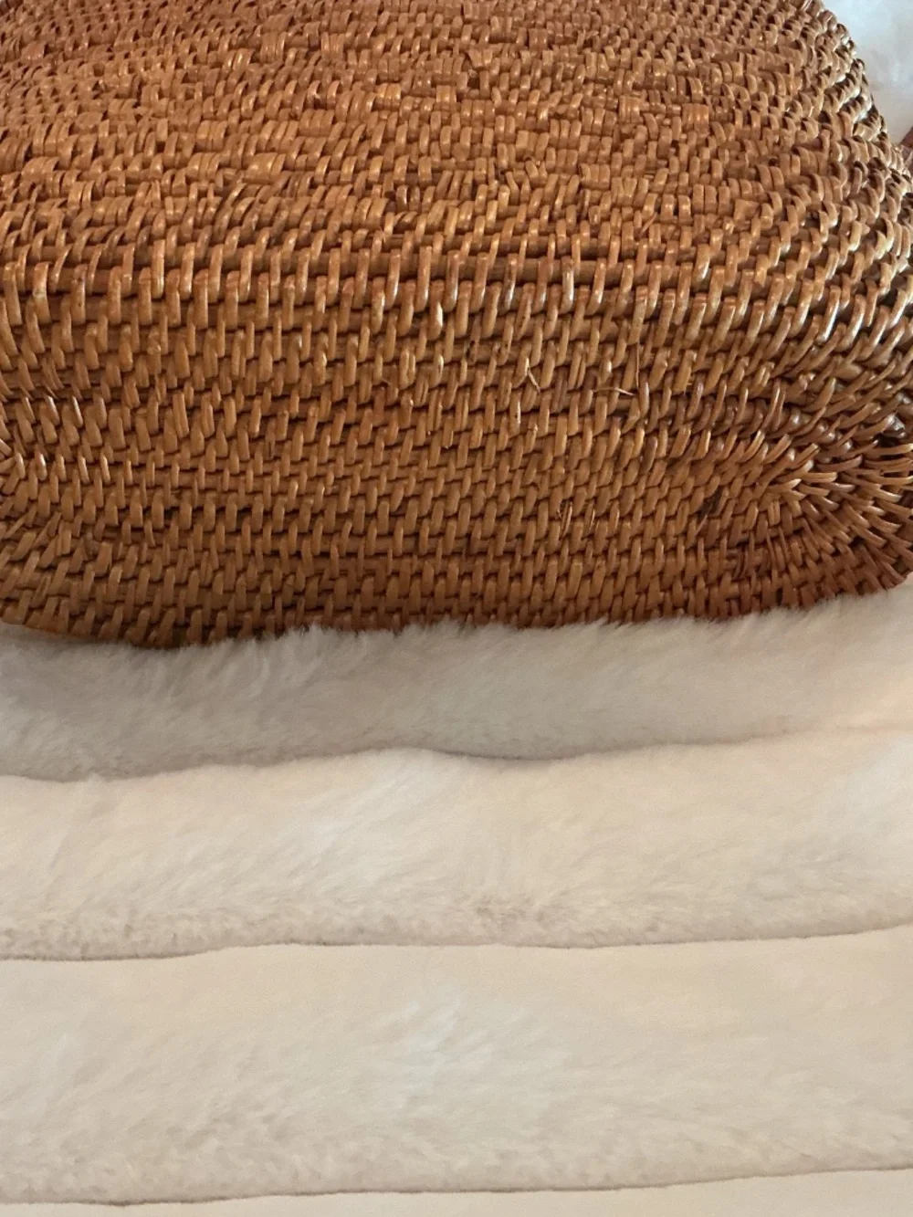 Bali straw handbag